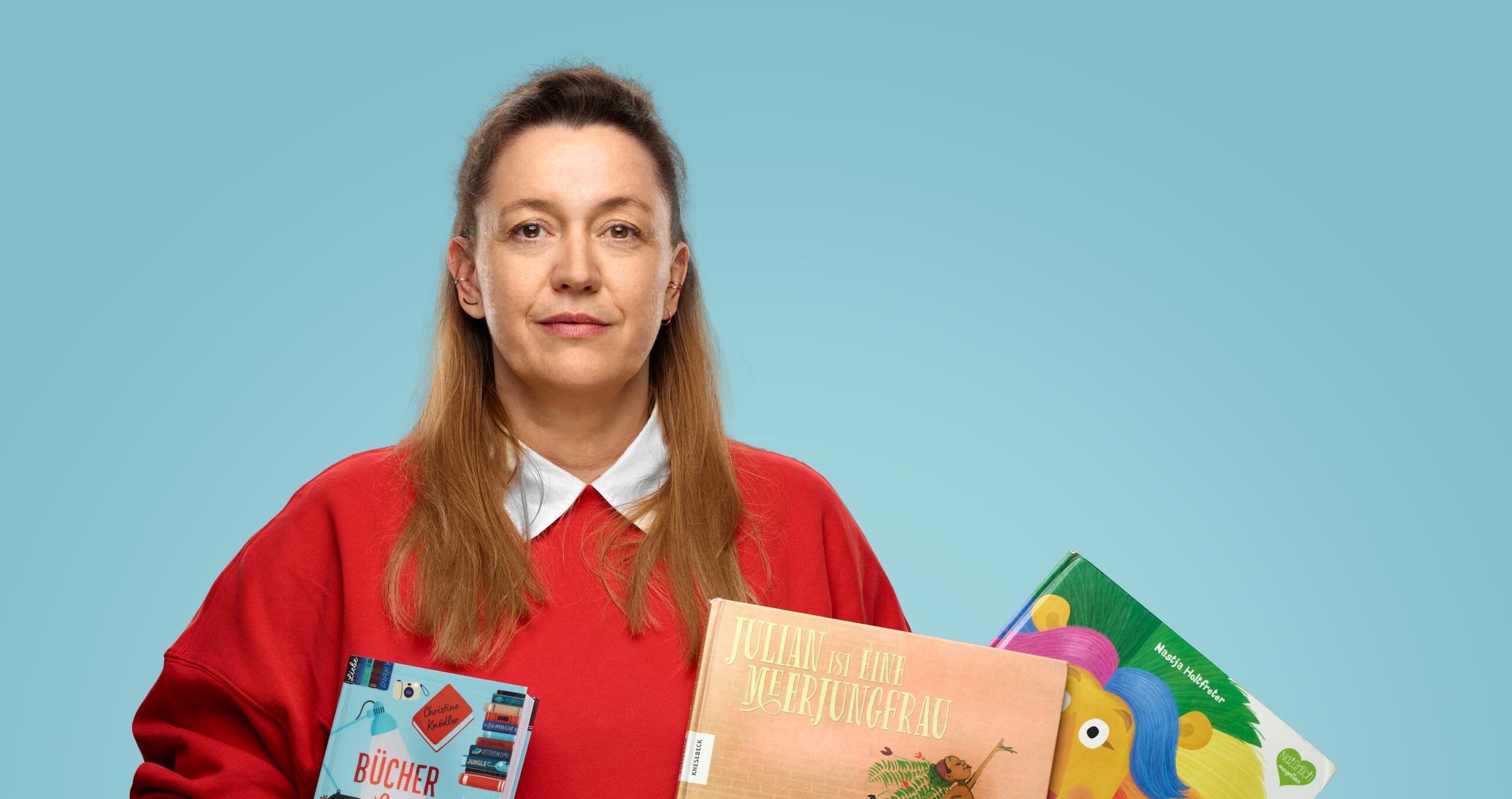 Alexandra arbeitet bei der Stadtbibliothek Freiburg