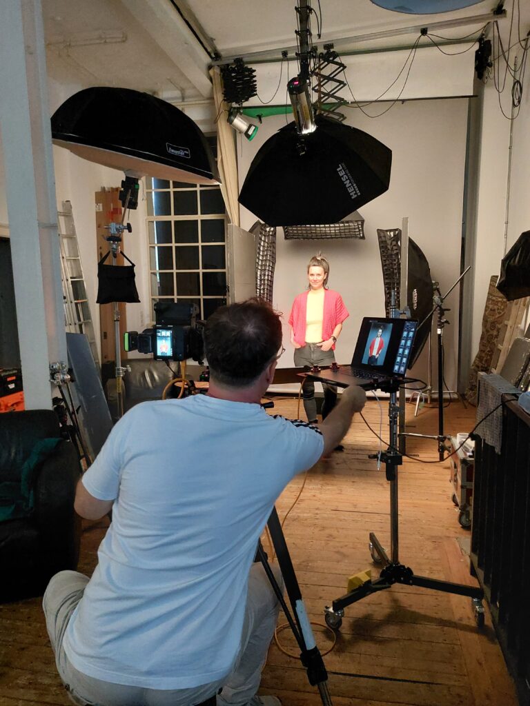 Fotoshooting beim Fotografen Felix Groteloh.