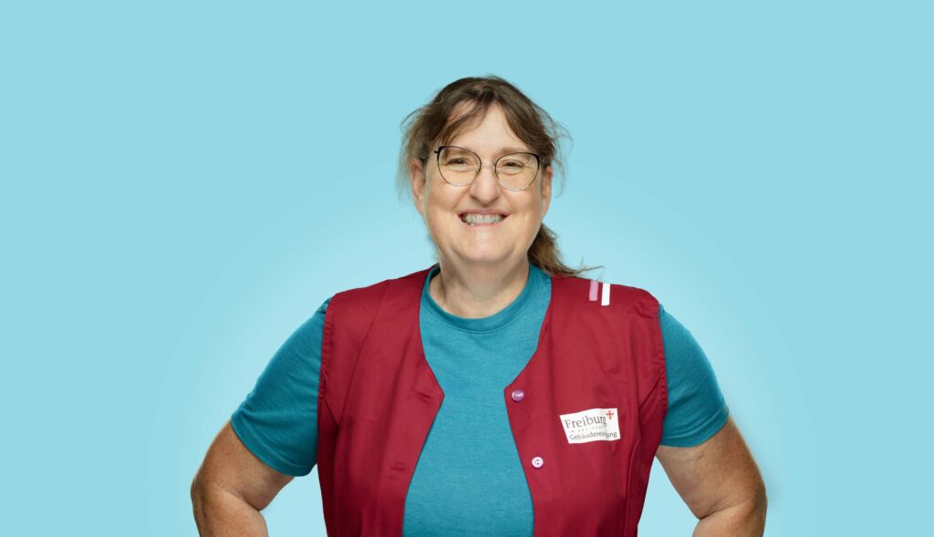 Barbara ist Reinigungskraft bei der Stadt Freiburg