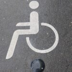 Schwerbehinderten Parkplatz